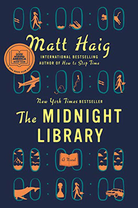 Book cover for “The Midnight Library”