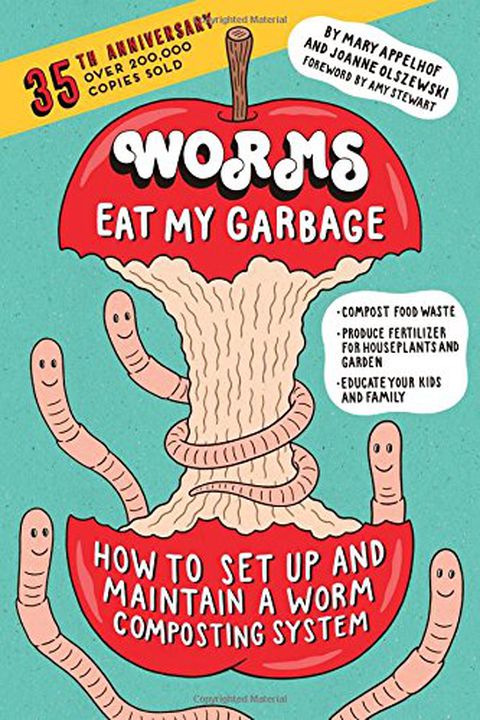 Book cover for “Worms Eat My Garbage, 35th Anniversary Edition”